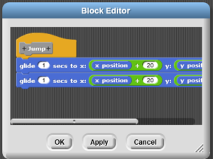 Simple Code Blocks: Using Functions: Block Editor